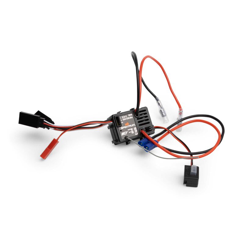 SPEKTRUM SPMXSE2525RX 1/18 2-in-1 25A SLT ESC/Receiver: Rock Crawler