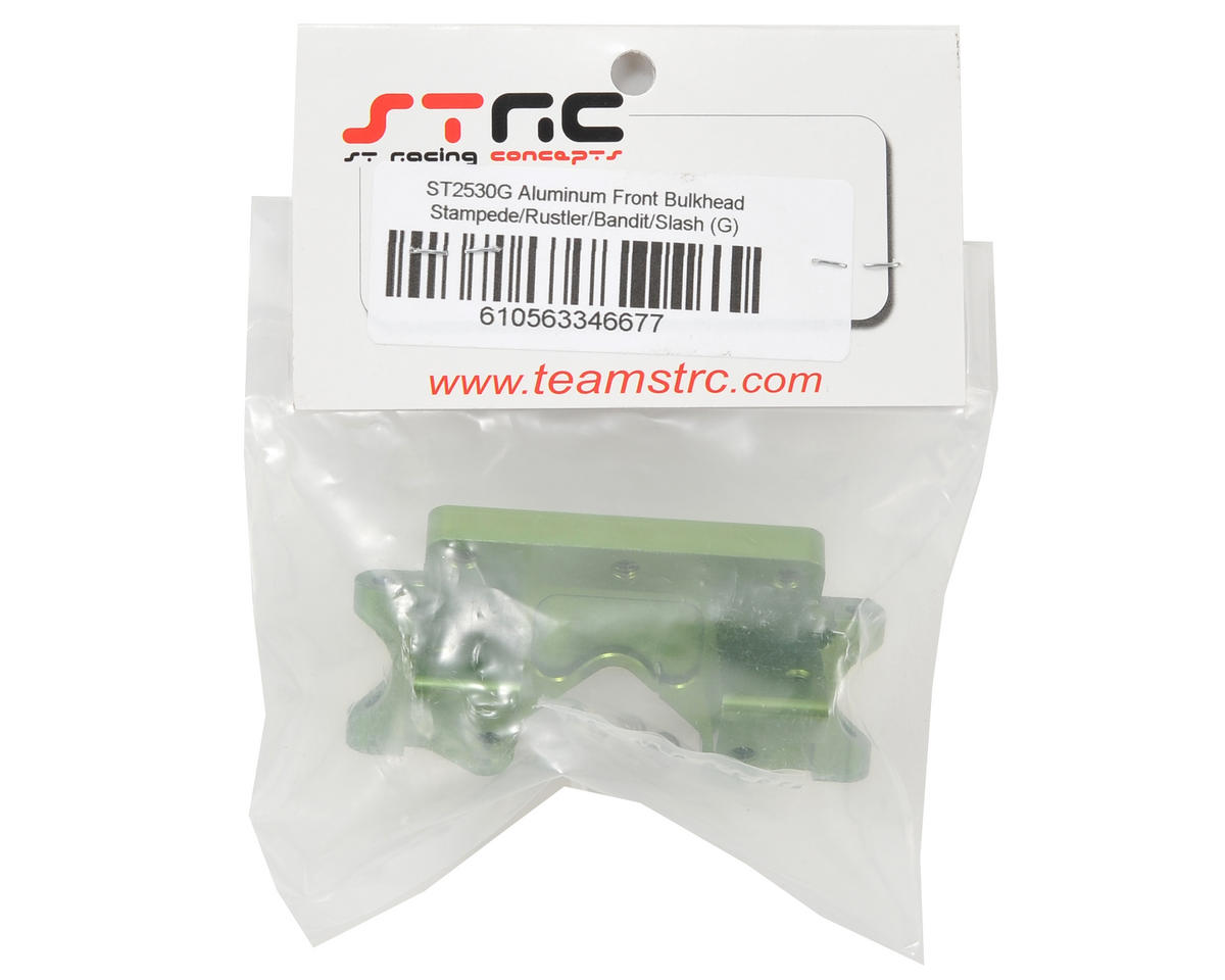 ST Racing Concepts ST2530G Aluminum Front Bulkhead (Green)