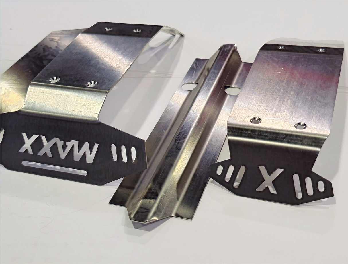 Traxxas X MAXX Steel Chassis Protector Guard Armor Front & Rear Skid Plate