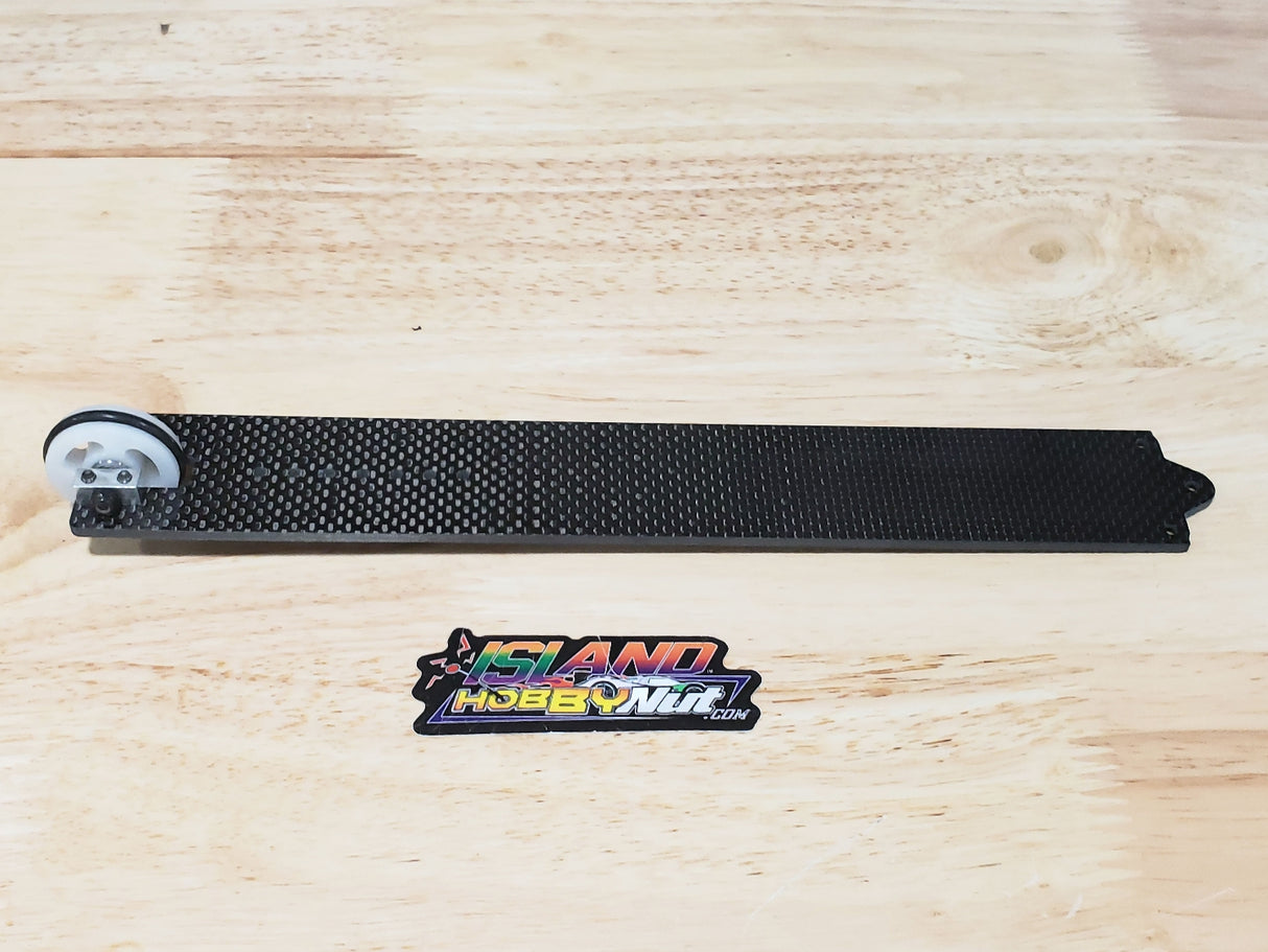 Barra con ruedas Traxxas 4tec 2.0 de fibra de carbono de 10 pulgadas *Competencia Drag Race*