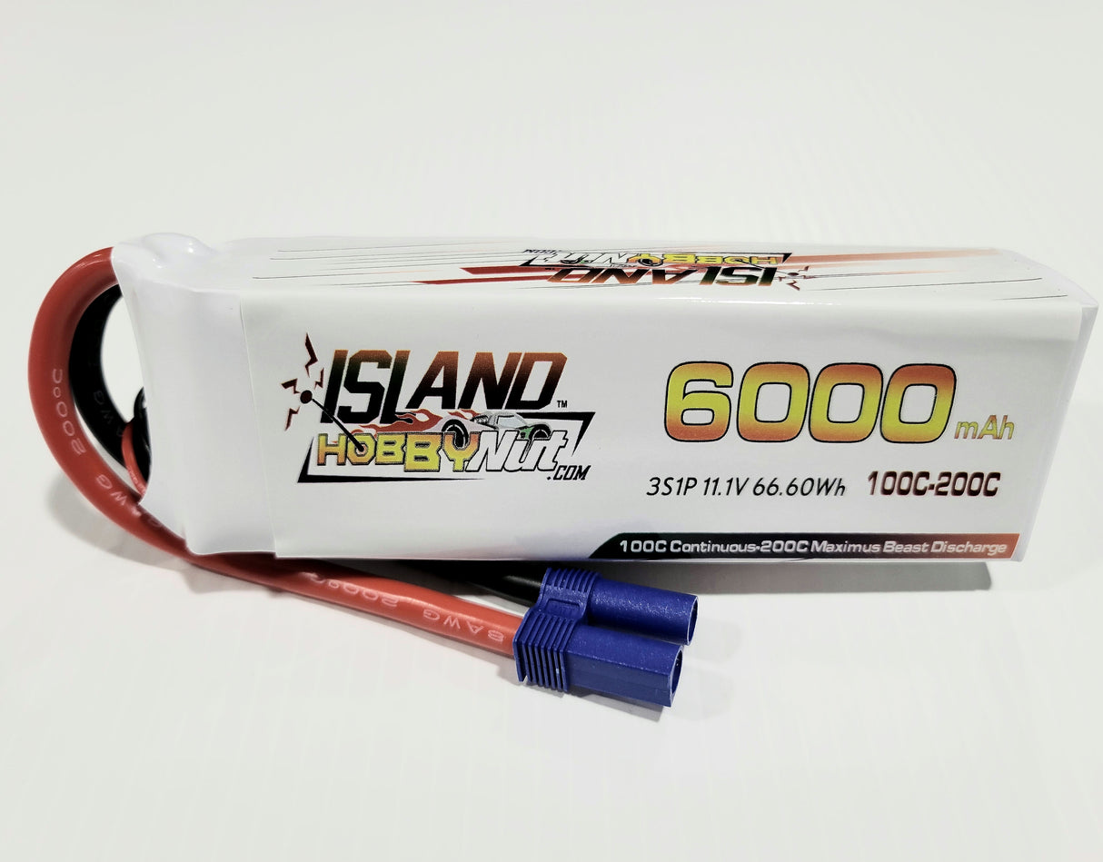 IslandHobbyNut 4s 4400 mah 11.1 v 100 - 200C BATTERIE LIPO