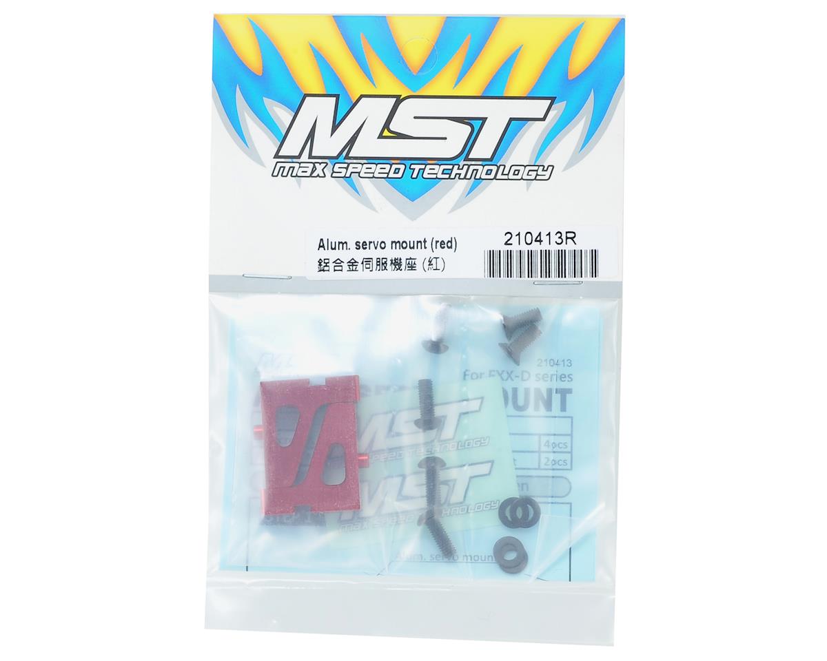 MST 210413R Alum. servo mount (red)