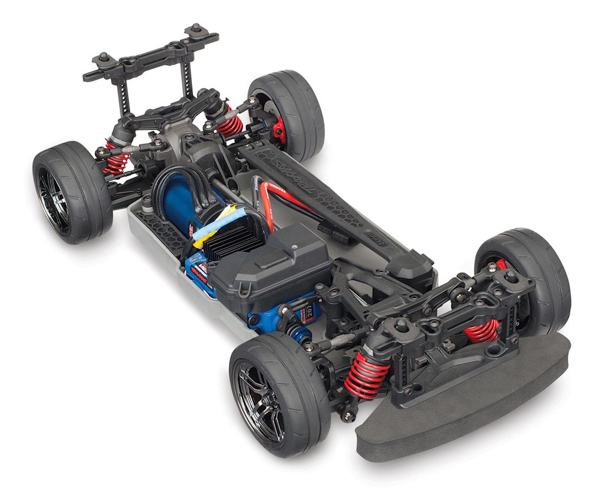 Traxxas 83076-4 4 Tec 2.0 VXL 1/10 Châssis de voiture de tourisme RTR sans balais (sans carrosserie)