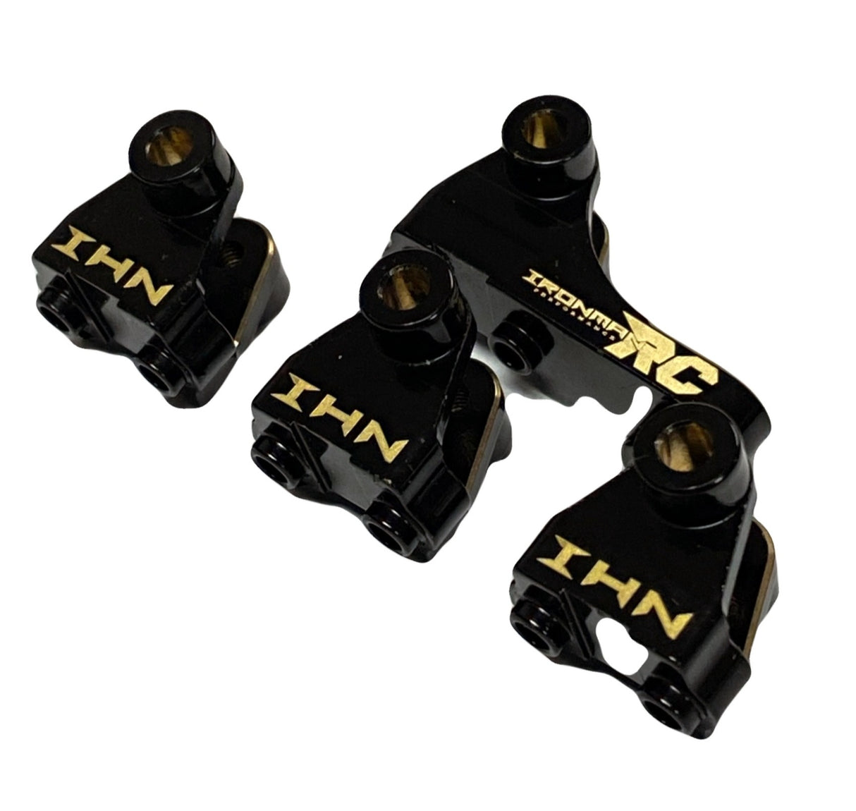 IRonManRc TRX4 TRX6 BRASS LINK MOUNT BLACK
