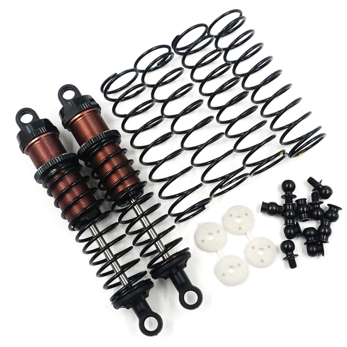 OUAIS RACING 0090BK ALUMINIUM BIG BORE GO 90MM AMORTISSEUR 2PCS POUR 1/10 RC
