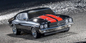 Kyosho KYO34416T2 Fazer Mk2 1970 Chevy Chevelle SS 454 LS6, noir smoking