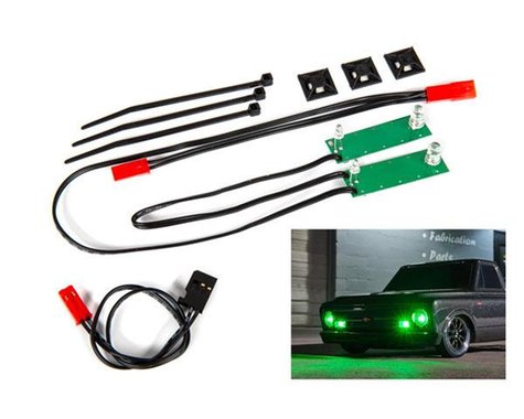 Traxxas 9496G Front LED Light Set (Green)