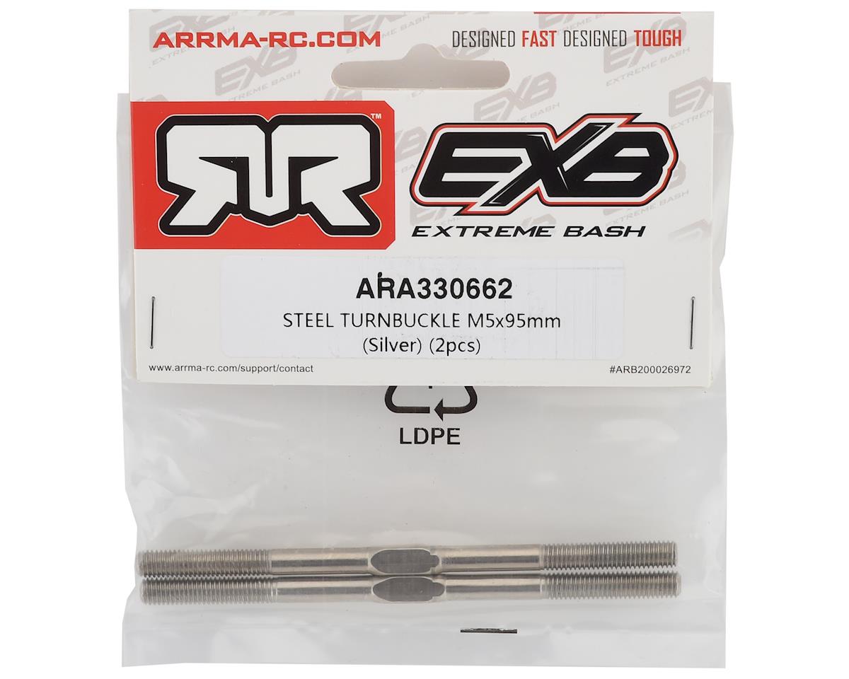 Arrma ARA330662 Kraton EXB 5x89mm Tendeur en acier argenté (2)