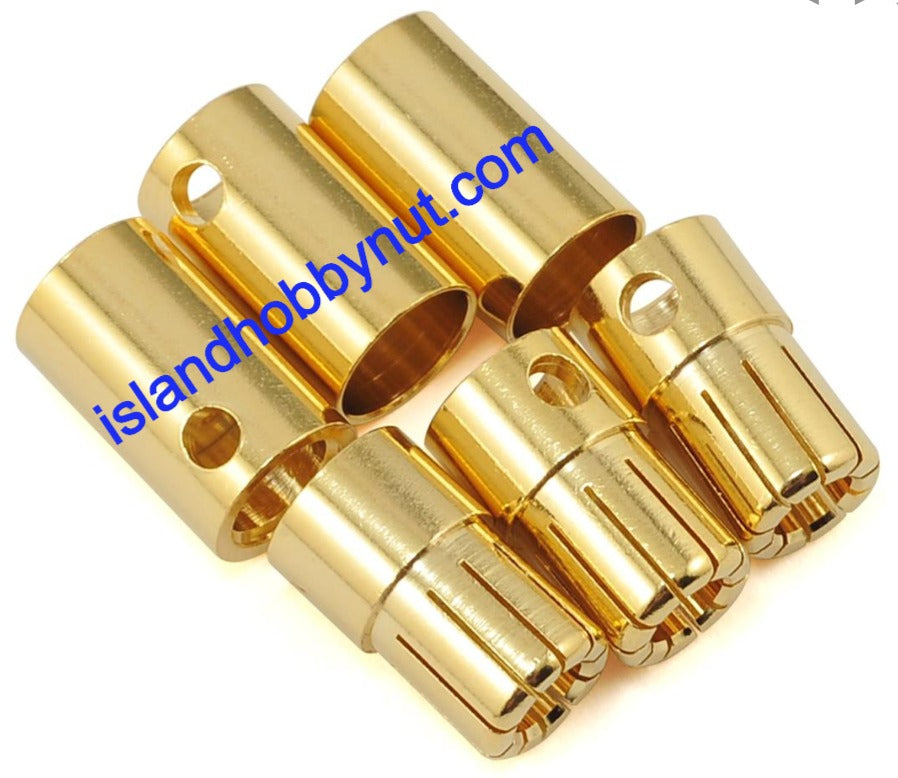 Castle Creations Juego de conectores tipo bala CC de alta corriente de 8,0 mm