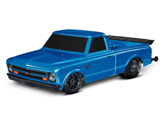 Traxxas 94076-4 BLUE Drag Slash 1/10 2WD RTR No Prep Truck w/1967 Chevrolet C10