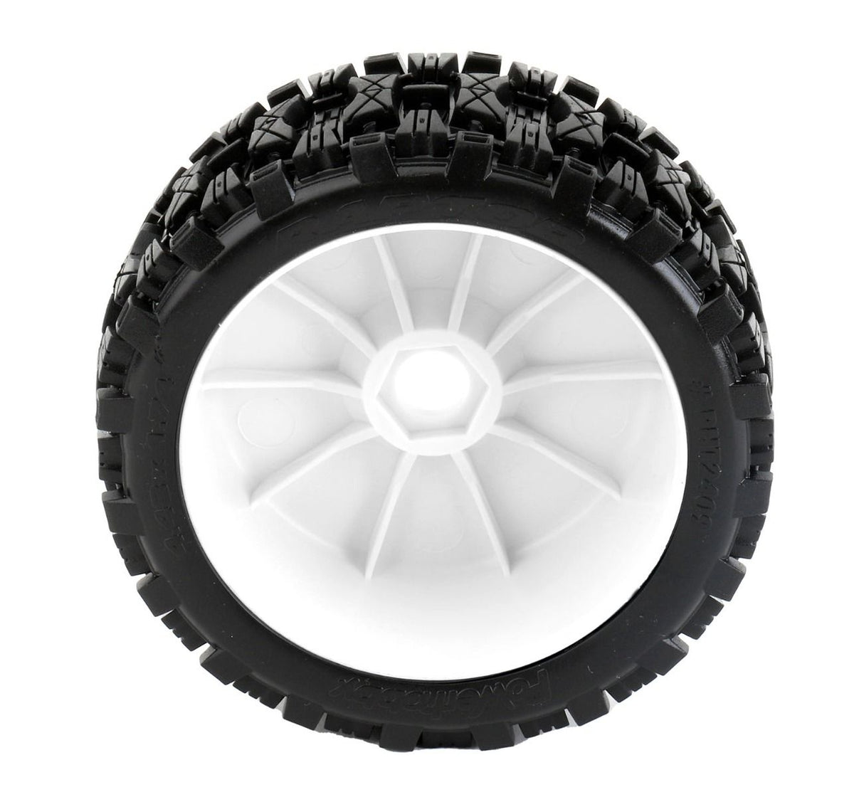 Powerhobby PHT2409DW Raptor 1/8 Buggy Belted All Terrain Mounted Tires 17MM