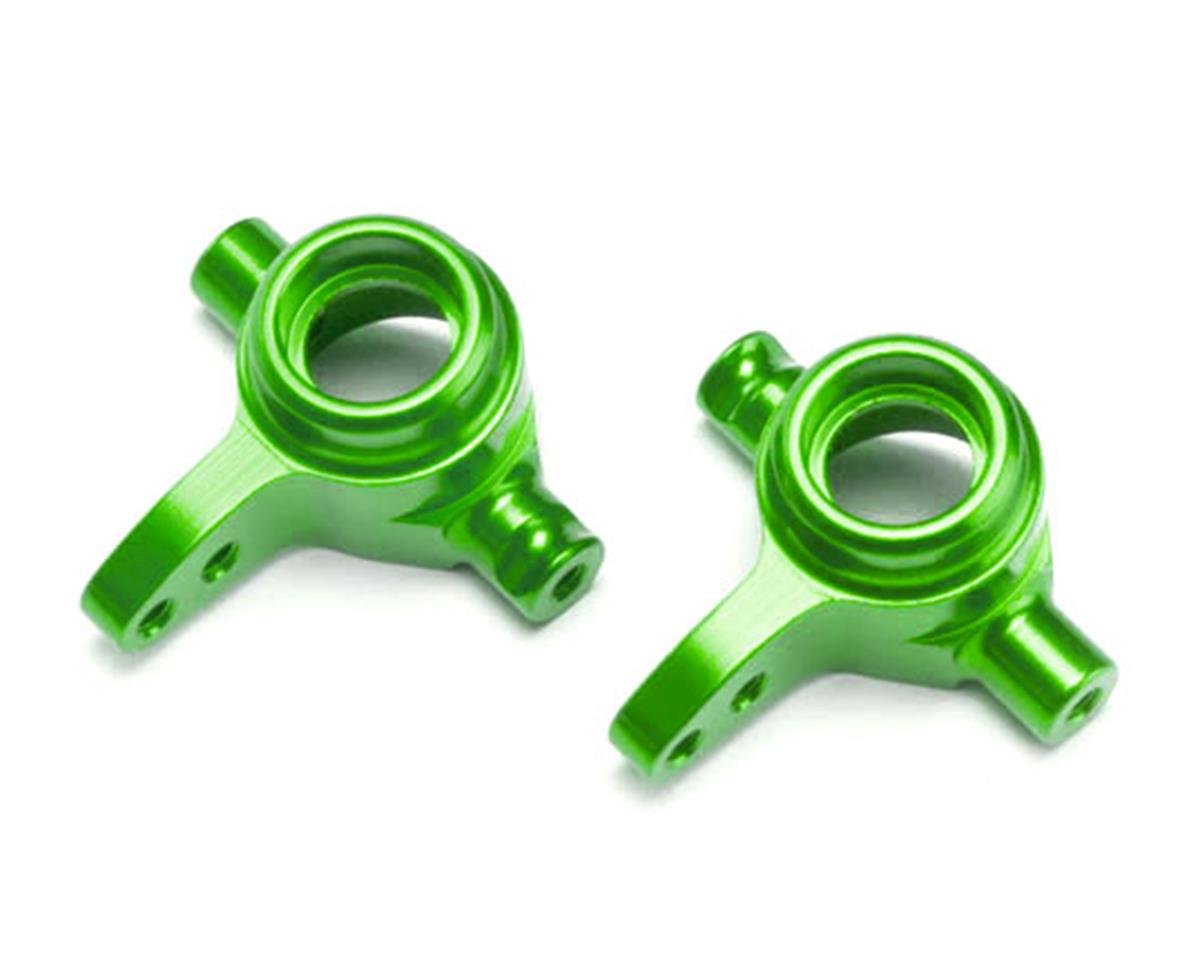 Traxxas 6837G Aluminum Steering Block Set (Green) (2)