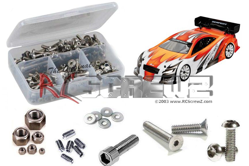 ser057 – Kit de tornillos inoxidables Serpent Natrix 748e