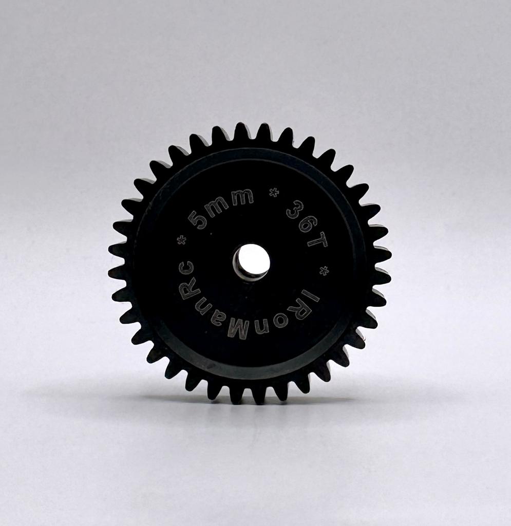 IRonManRc 36T 5mm MOD - 1 Pinion Gear HARDENED STEEL