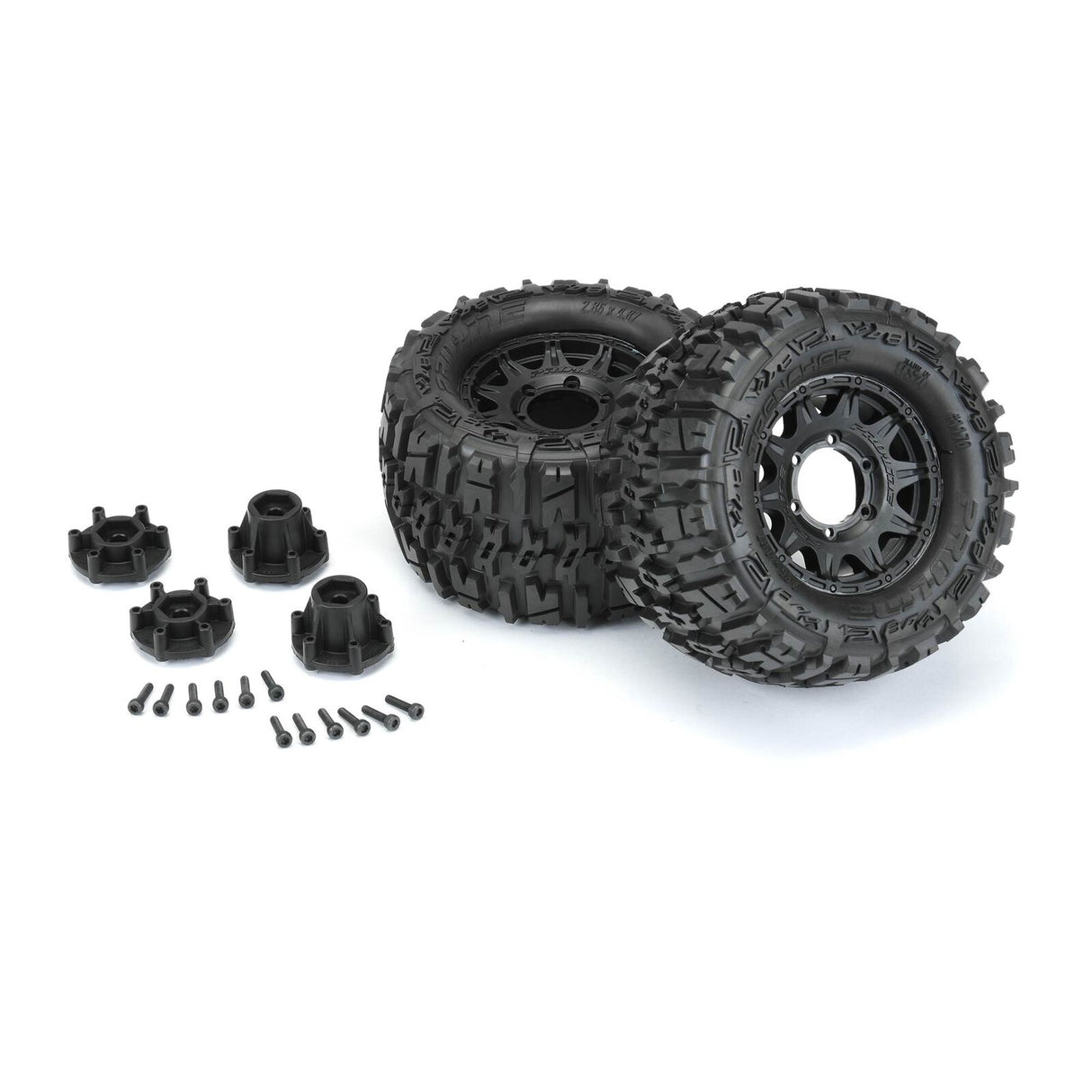 Pro-Line PRO117010 Trencher 2.8" Tires w/Raid 6x30 Wheels (2) (M2) (Black) w/Rem
