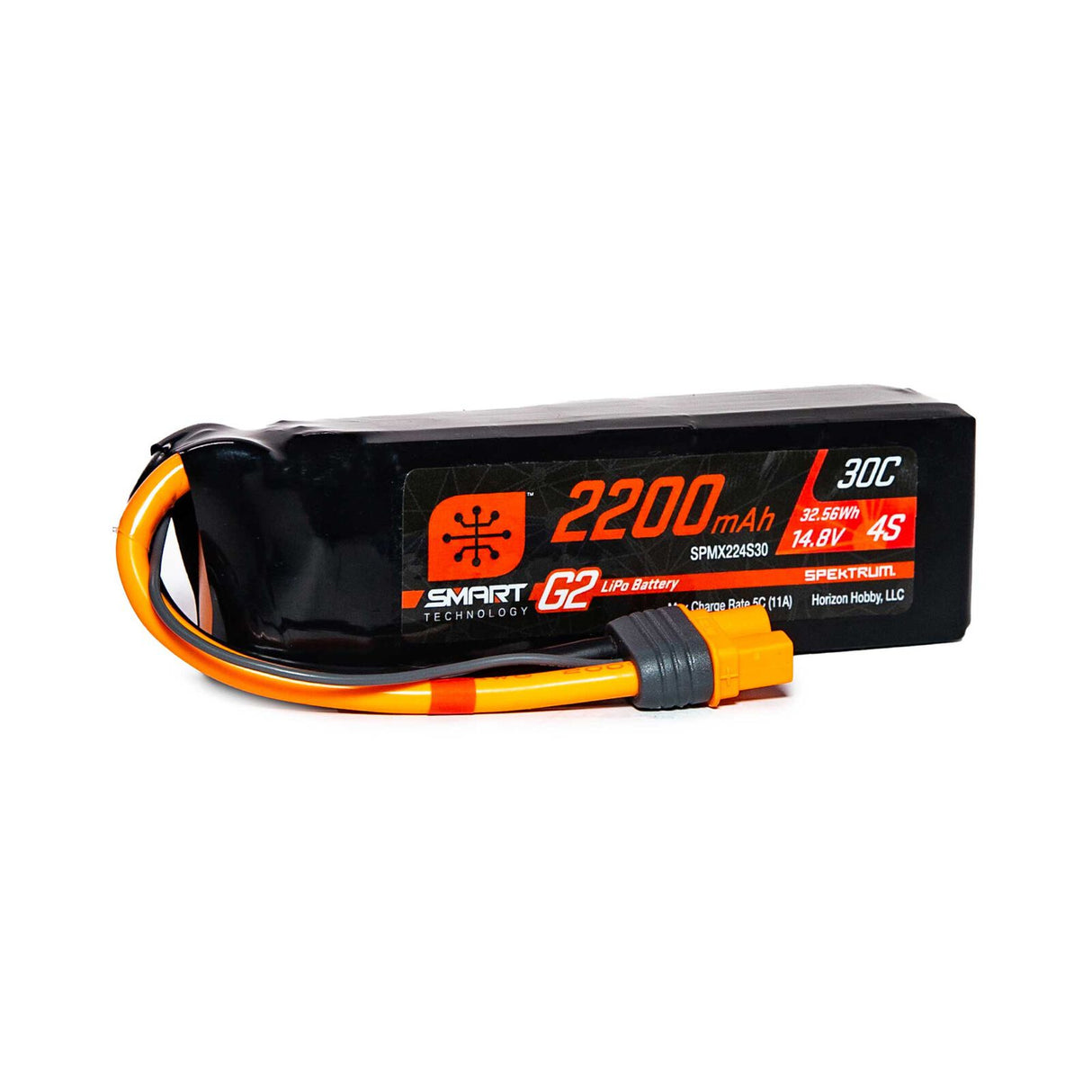 SPEKTRUM SPMX224S30 14.8V 2200mAh 4S 30C Inteligente LiPo G2: IC3
