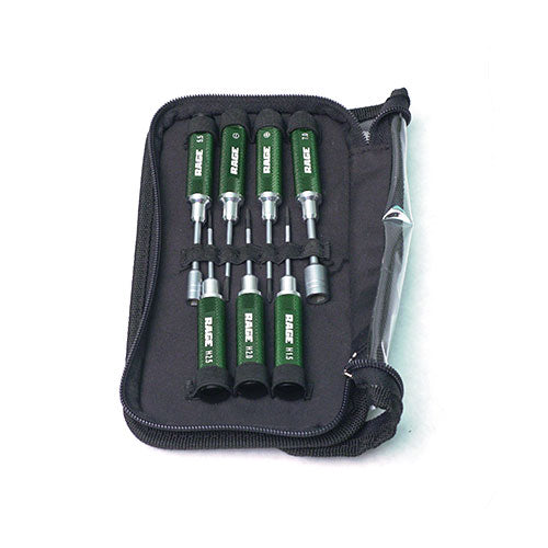 RAGE RC RGR1500 Compact 7 Piece Machined Tool Set with Case
