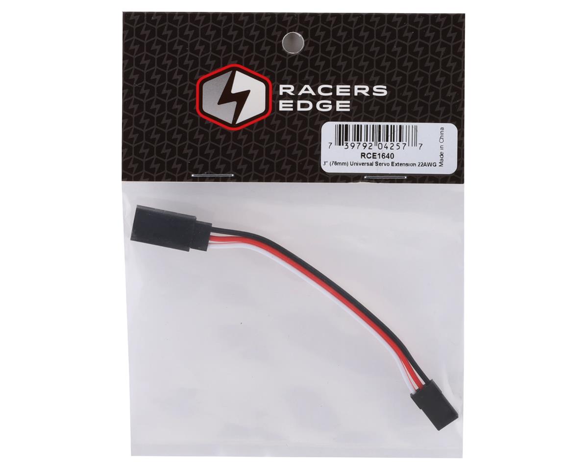 Rallonge de servo universelle Racers Edge RCE1640 (standard 22AWG) (3")
