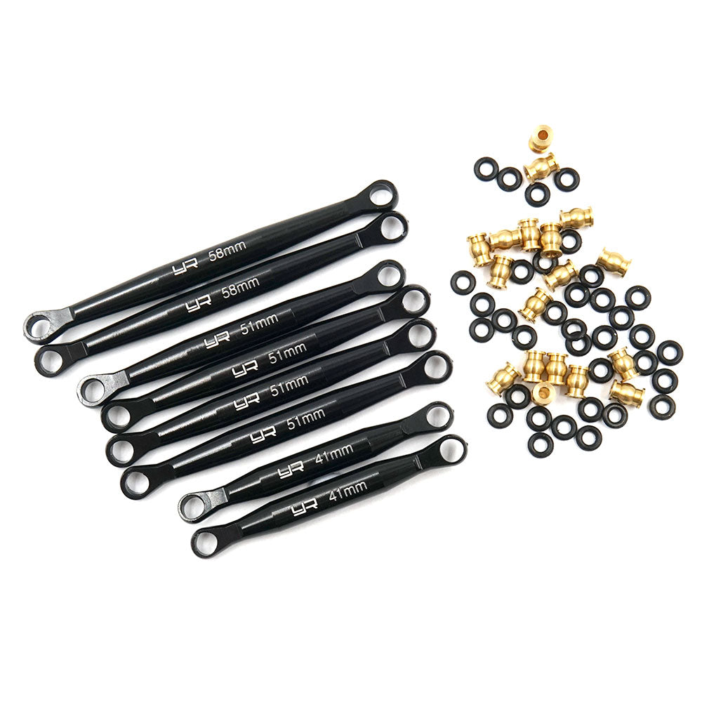 Yeah Racing AXSC-058 ALUMINUM LINK SET FOR AXIAL SCX24 C10 JEEP