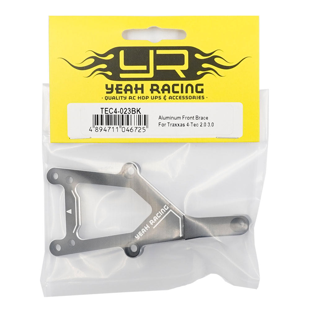 Yeah Racing TEC4-023BK SOPORTE DELANTERO DE ALUMINIO PARA 4-TEC 2.0 3.0