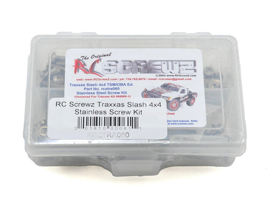 RC Screwz RCZTRA060 Traxxas Slash 4x4 TSM/OBA Stainless Screw Kit
