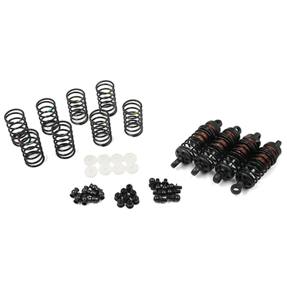 YEAHRACING BBG-0060BK ALUMINUM BIG BORE GO 60mm DAMPER SET FOR 1/10 RC OFF ROAD CAR BLACK