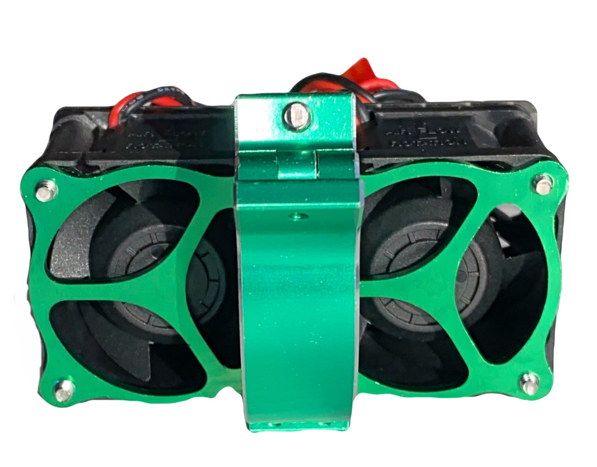 IronManRc VERDE 1/8 1717 VENTILADORES DE MOTOR DUAL DYNASTY HV