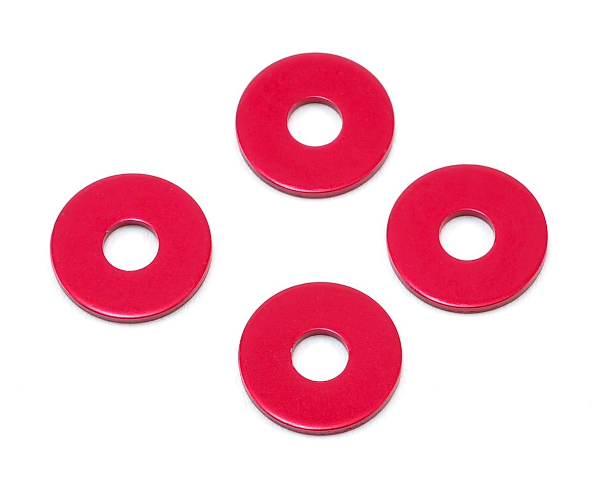 Espaciador de cubo de rueda MST de 1,0 mm (rojo) (4)