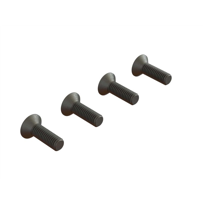 ARRMA 722516 Flat Head Hex Machine Screw, M5x16mm (4)