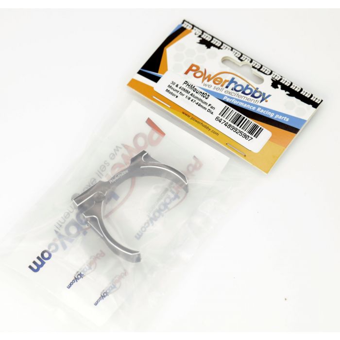 Powerhobby PHMount03 1/8 Aluminio 47-49 mm de diámetro. Montaje del motor 30 mm 40 mm Ventilador