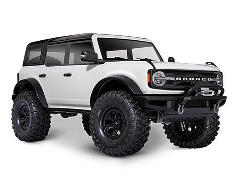 Traxxas 92076-4-WHT TRX-4 1/10 Trail Crawler Truck w/2021 Ford Bronco Body