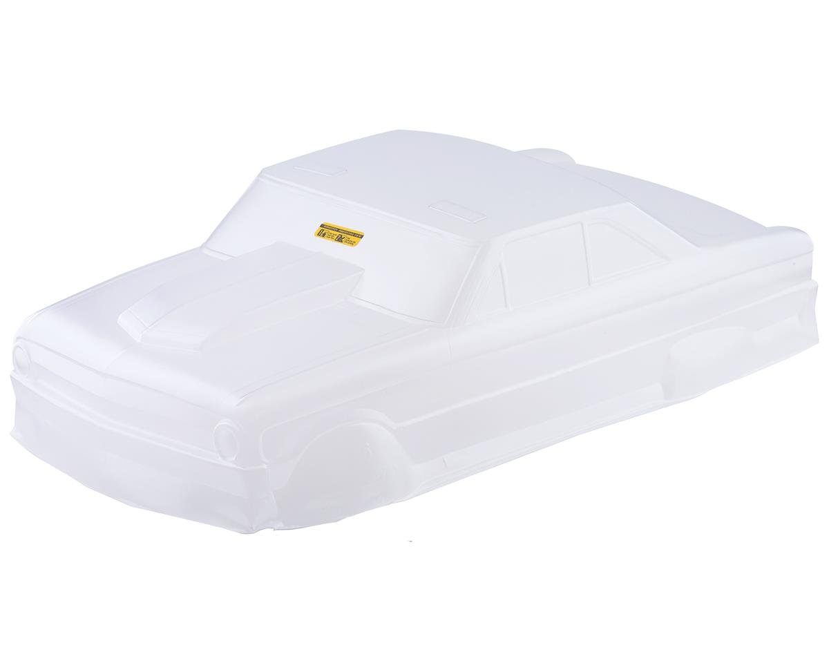 JConcepts 0386 1963 Ford Falcon Street Eliminator Drag Racing Body (transparente)