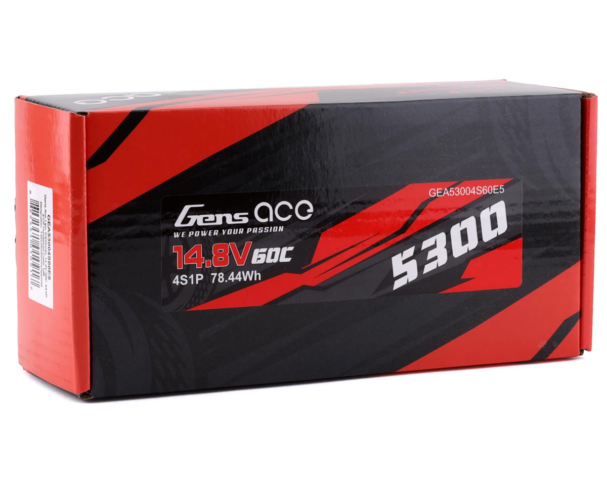 Gens Ace GEA53004S60E5 4s LiPo Battery 60C (14.8V/5300mAh)