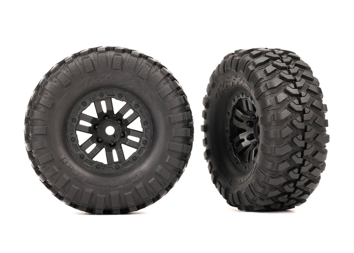 TRAXXAS 9773 T&W BLK WHL 2.2 CNYN TRL TIRE
