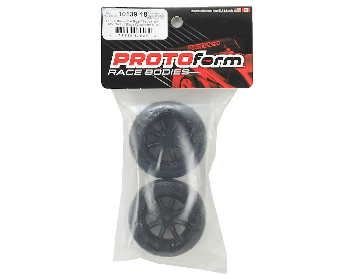 Protoform PRM10139-18 Neumático trasero premontado Vintage Racing (2) (31 mm) (negro)