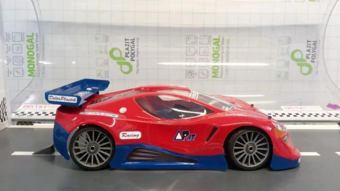 DELTA PLASTIK 0173 – PZ 4.0 1/8 SCALE GT RC CAR BODY