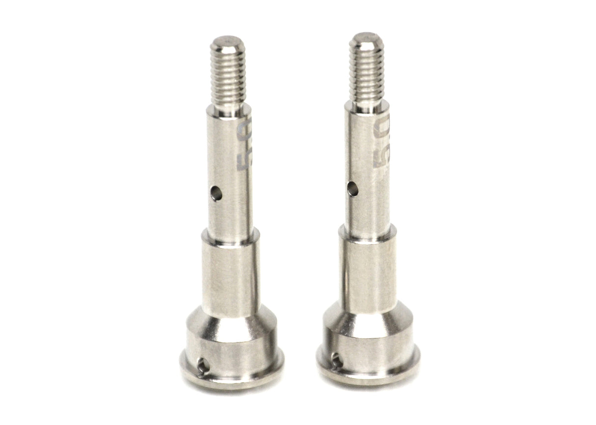 EXOTEK TLR22 5.0 Ejes traseros VHA CVA de titanio, 1 par, ligeros