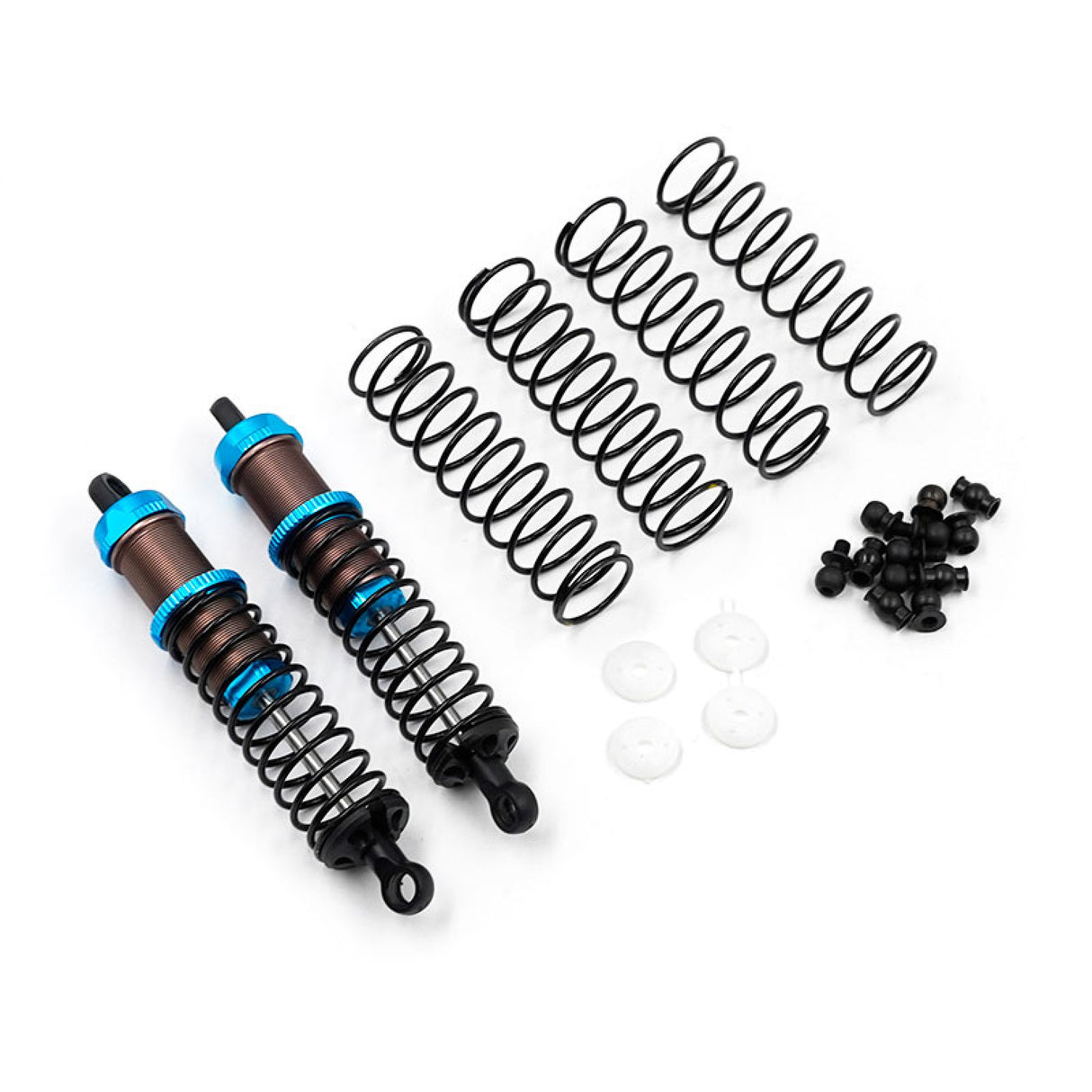 YEAH RACING 0090BU ALUMINUM BIG BORE GO 90MM DAMPER 2PCS FOR 1/10 RC