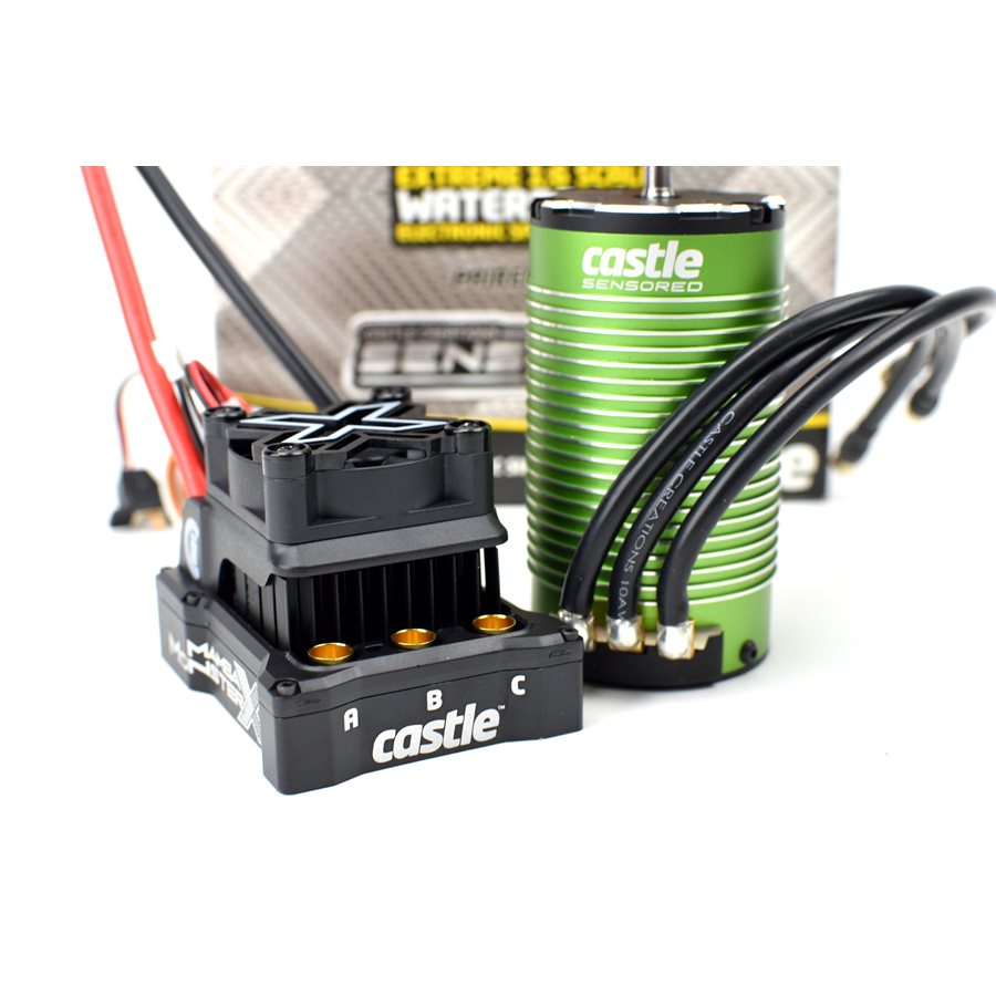 Castle Creations 010-0165-03 Mamba Monster X 8S 1/6 ESC/Motor Combo w/1717 Sensored Motor (1260kV)