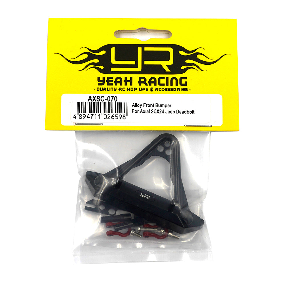 Yeah Racing AXSC-070 PARACHOQUES DELANTERO DE ALEACIÓN PARA AXIAL SCX24 JEEP DEADBOLT