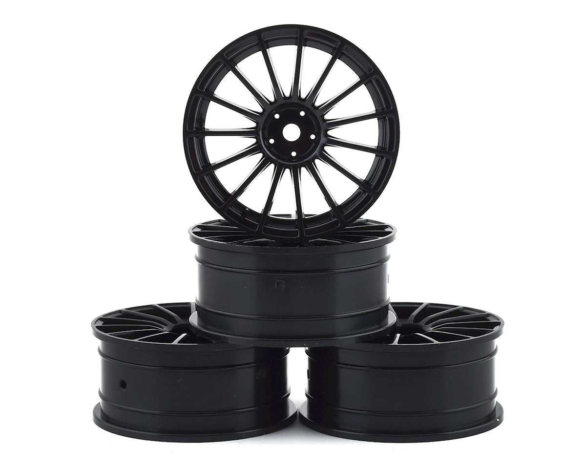 MST 832502BK Roue LM 24 mm (noire) (4) (décalage 0 mm) avec hexagone 12 mm
