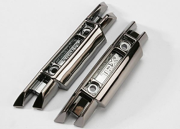 TRAXXAS 5335X PARE-CHOCS AVANT ET ARRIÈRE (NOIR CHROME)