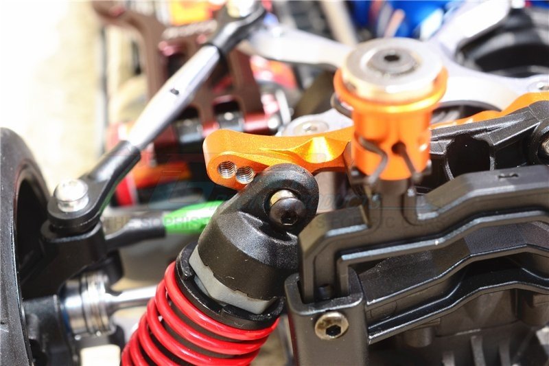 Torres de amortiguador trasero de aluminio GPM TRAXXAS 4WD GT4 TEC 2.0 - Juego de 5 piezas - GPM GT030 [G