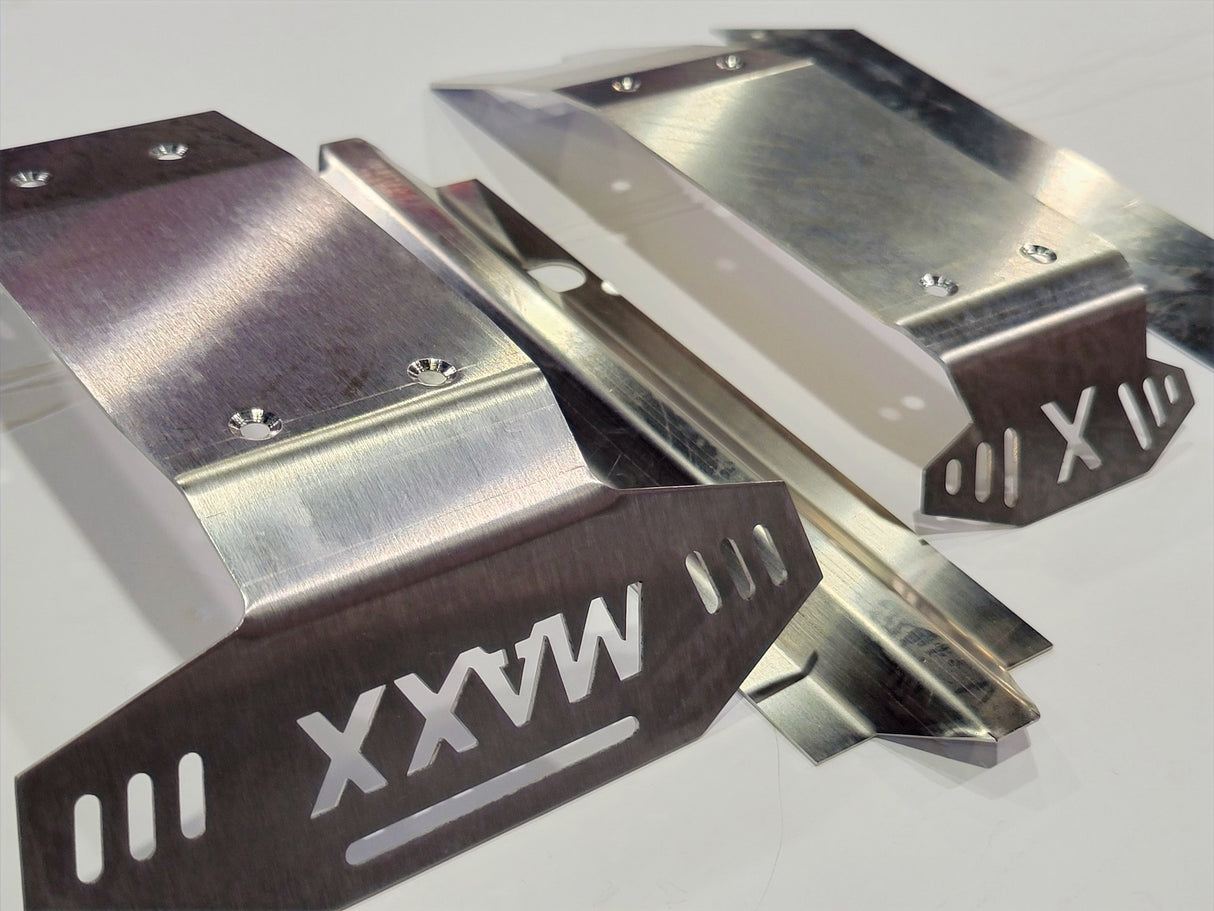 Traxxas X MAXX Steel Chassis Protector Guard Armor Front & Rear Skid Plate