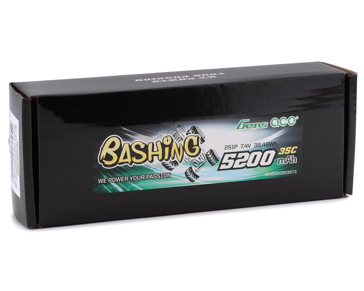 Batería LiPo Gens Ace Bashing 2s 35C (7,4 V/5200 mAh) con conector universal
