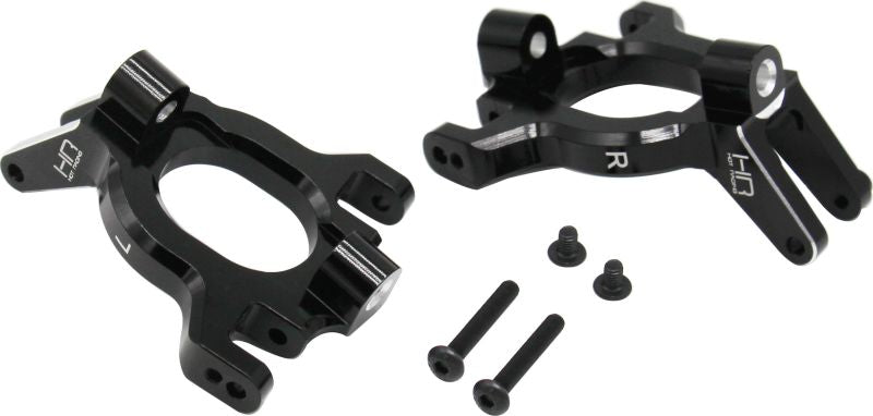 HOT RACING TFF1901 Bloques de ruedas con bujes C delanteros de aluminio Arrma 1/10 4S BLX