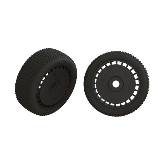 ARMMA ARA550098 dBoots Exabyte Glued Tire Set, Black (2)
