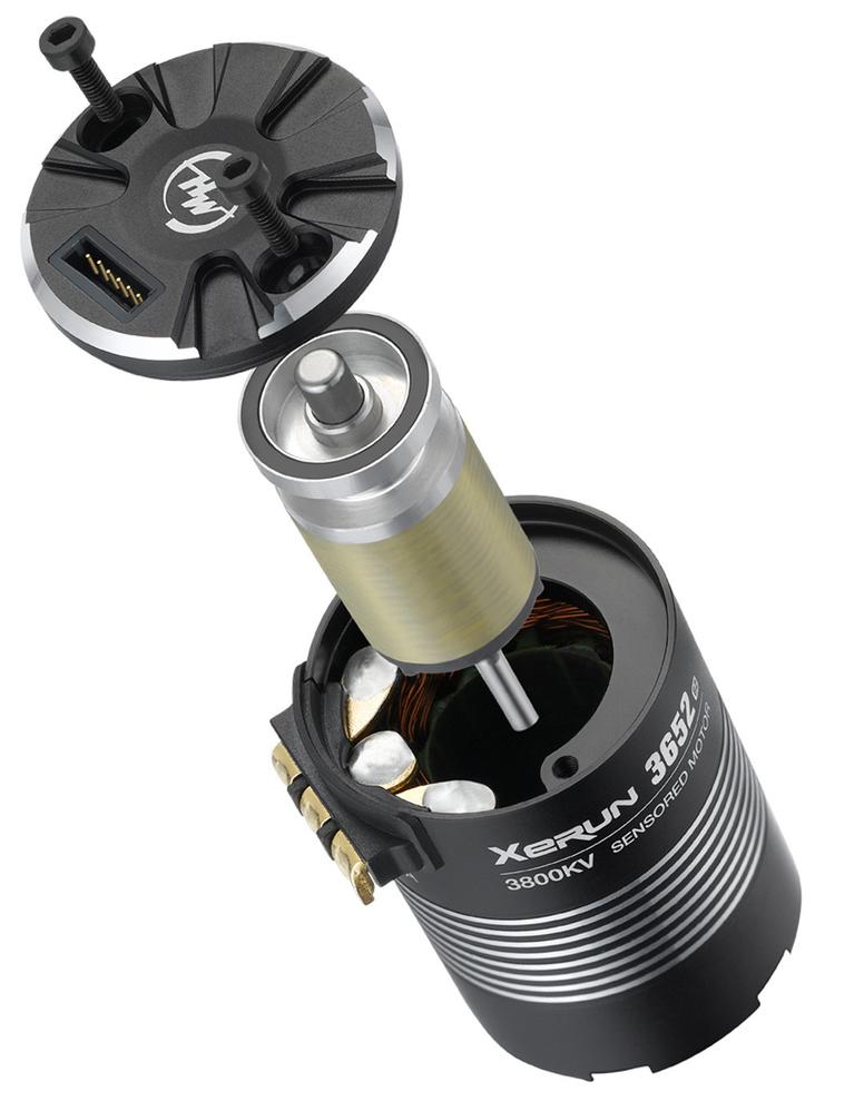HOBBYWING 30401061 XeRun 3652 G2 Motor Sensorado 2s/6100KV Eje 5MM