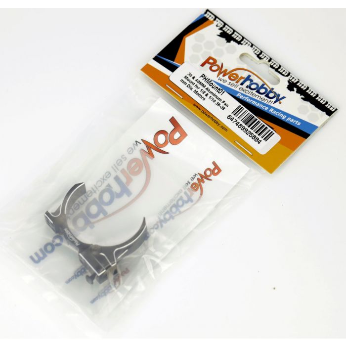 Powerhobby PHMount01 Aluminio 36-38 mm de diámetro. Montaje del motor 30 mm 40 mm Ventilador