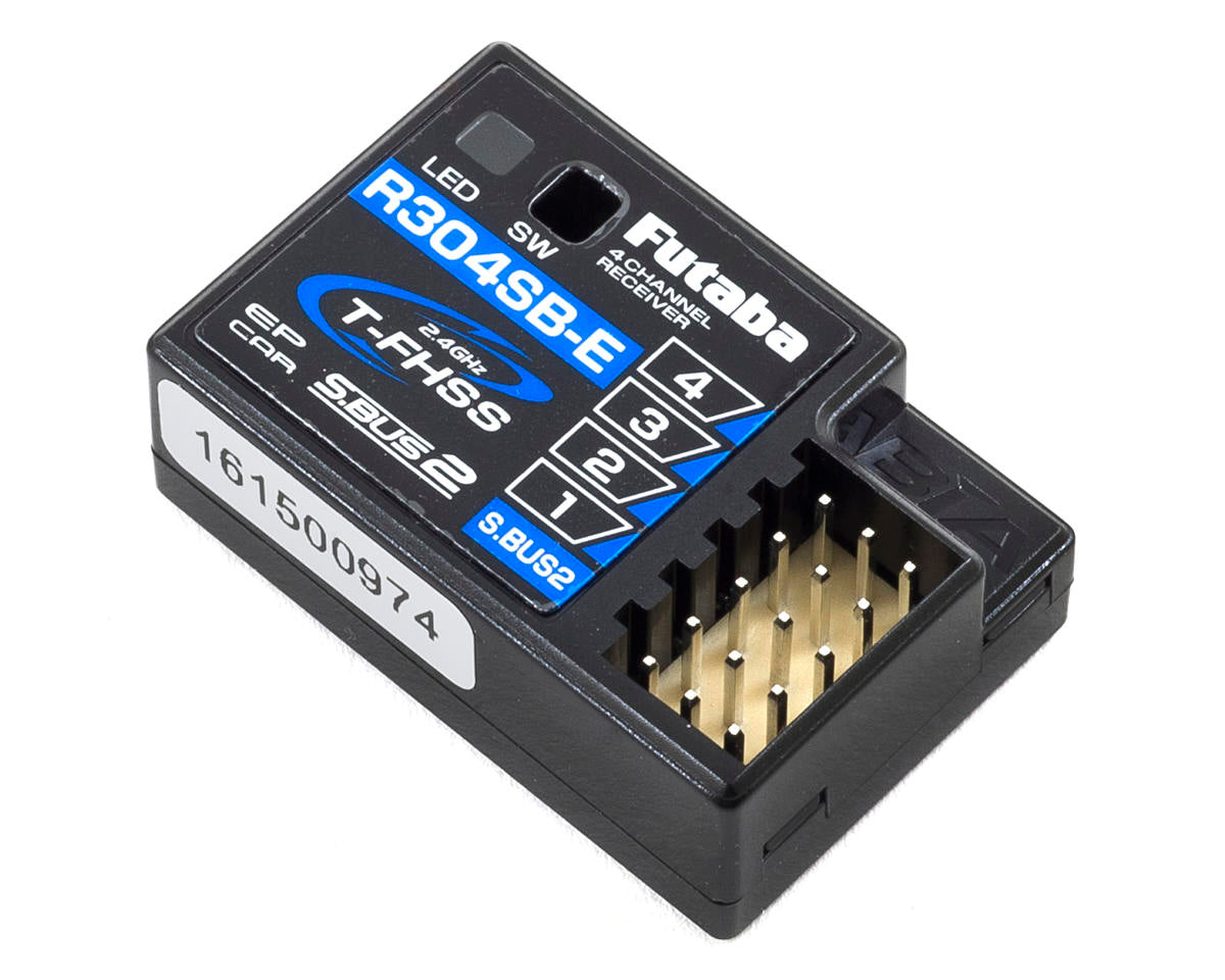 Futaba 01004415-3 4PM Plus Sistema de radio T-FHSS de 4 canales de 2,4 GHz con R304SB-E